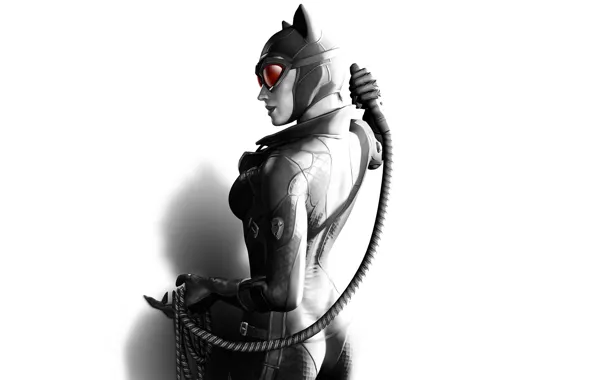 Картинка batman, женщина-кошка, arkham city, catwoman