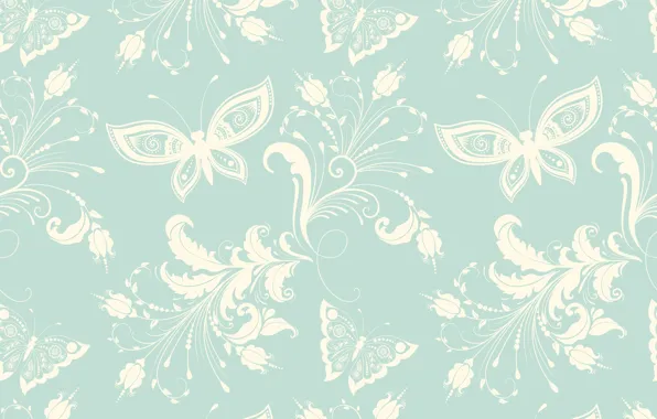 Картинка цветы, фон, бабочка, текстура