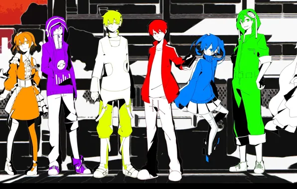 Аниме, персонажи, Kagerou Project, Проект "знойный Туман", Проект Знойный туман