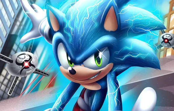 Дроны, Sonic the Hedgehog, Соник в кино
