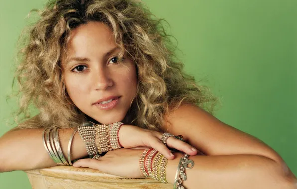 Взгляд, лицо, актриса, певица, Shakira