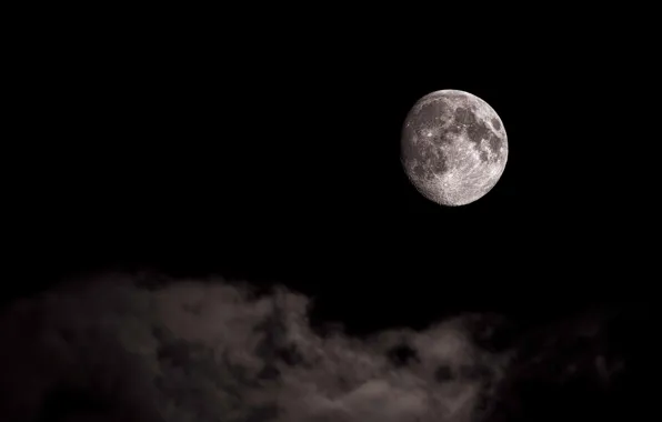 Картинка небо, космос, луна