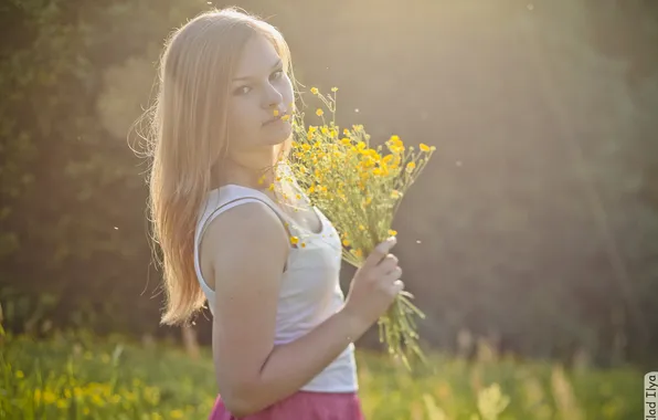 Девушка, цветы, фотограф, girl, photography, photographer, Ilya Klad, Илья Кладь