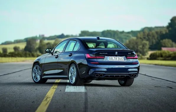 Картинка тюнинг, BMW, сзади, седан, 3-series, Alpina, 3er, 2020