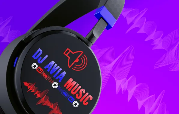 Наушники, Фон, Music, DJ, DJ AVIA