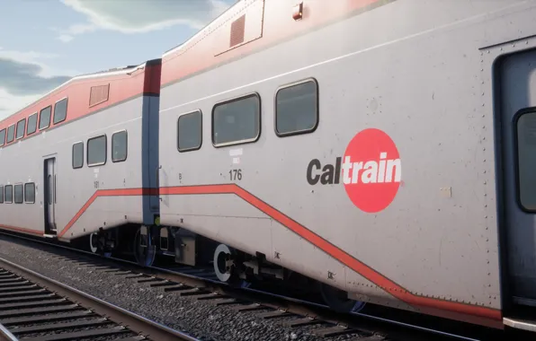 Поезд, Электричка, USA, США, Железная Дорога, Train Sim World 2020