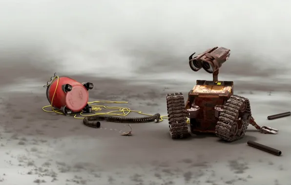 Wall-e, vacuum, relax