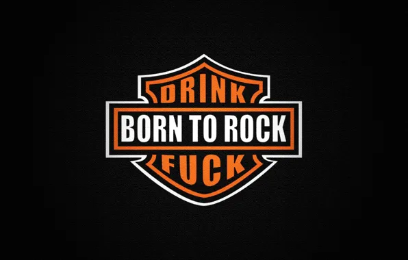 Картинка rock, fuck, harley davidson, drink