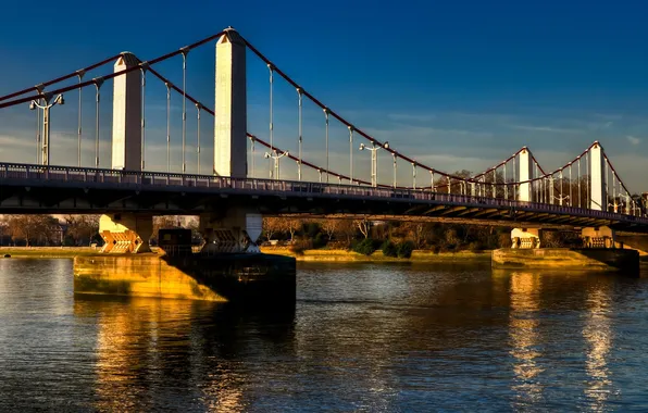 Картинка англия, лондон, london, england, Chelsea Bridge