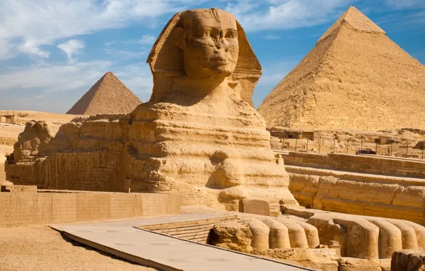 Картинка Египет, пирамиды, египетский пейзаж