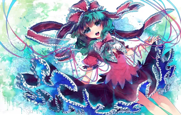 Девушка, игры, аниме, арт, touhou, kagiyama hina, hoshika ranoe