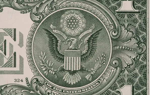 Lines, eagle, dollar, paper, numbers, ink
