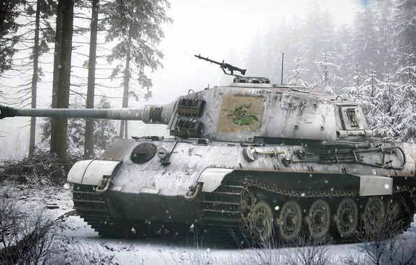 Königstiger, Panzerkampfwagen VI Ausf. B, Тигр II, немецкий тяжёлый танк, Antonis (rOEN911) Karidis, Нацистская Германия, …