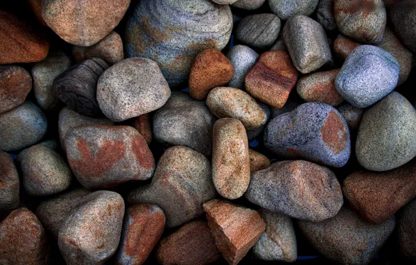 Макро, галька, камни, камень, камешки