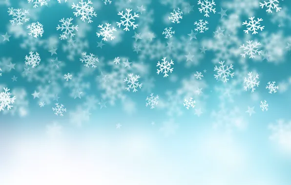 Картинка снежинки, фон, обои, текстура