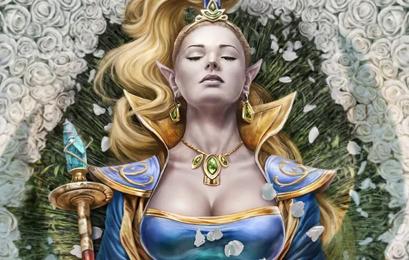 Картинка эльфийка, королева, EverQuest 2: Destiny of Velious