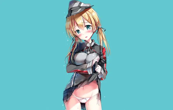 Girl, sexy, lingerie, panties, long hair, dress, boobs, anime