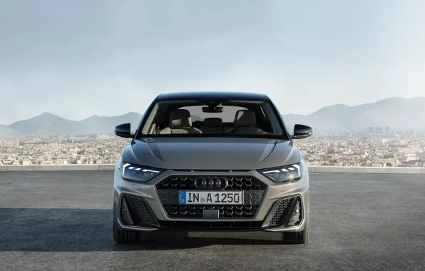Вид спереди, 2018, Sportback, S-Line, Audi A1, 35 TFSI