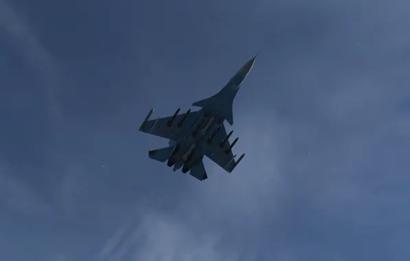 Небо, Игра, Самолет, истребитель, Россия, ВВС, Су-30, ОКБ Сухого