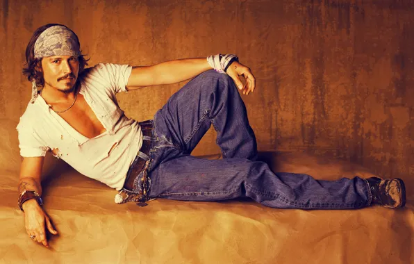 Картинка johnny depp, actor, america, american, jeans, depp