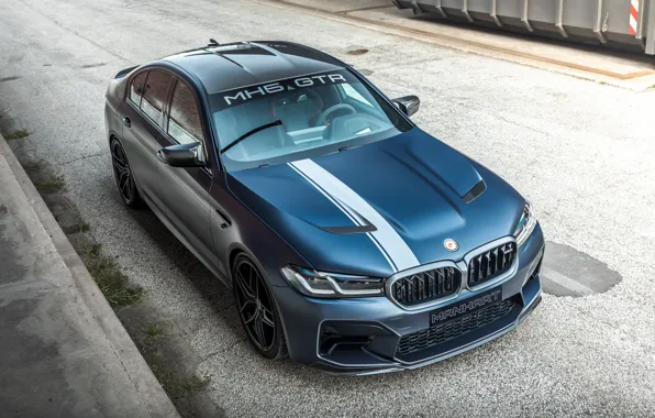 BMW, Blue, Front, Manhart, Restyle, Restyling, M5 F90, MH5 GTR