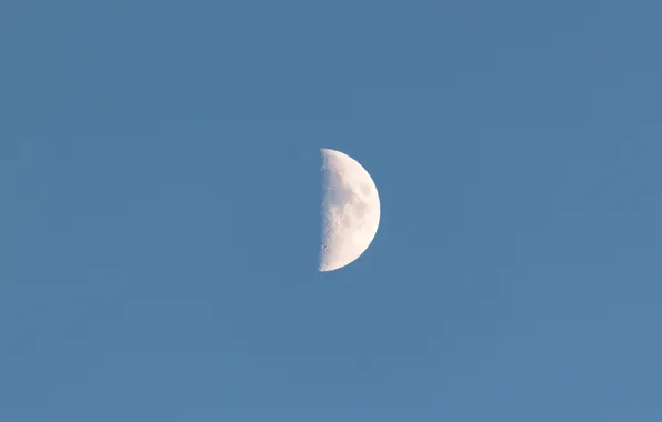 Картинка небо, луна, спутник, месяц