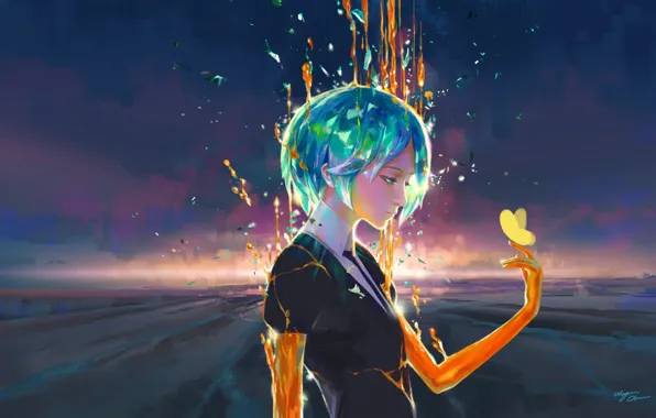 Houseki no Kuni, by WayneChan, Phosphophyllite