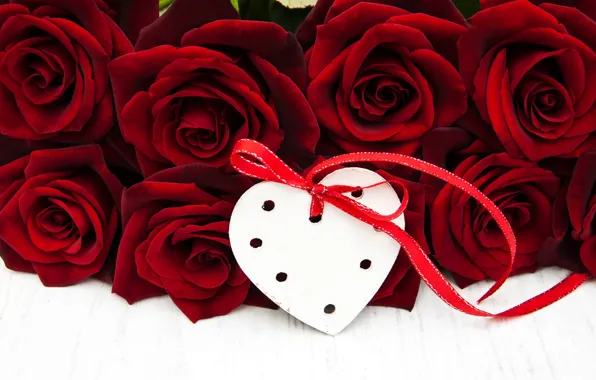 Любовь, сердце, розы, красные, red, love, heart, romantic