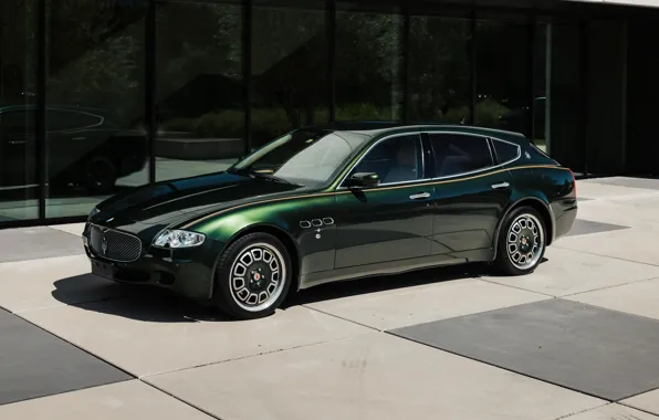 Картинка Maserati, Quattroporte, emerald, Maserati Quattroporte Bellagio Fastback