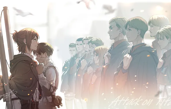 Воспоминания, персонажи, Атака Титанов, Attack On Titan, Леви Аккерман, shingeki no kyoujin