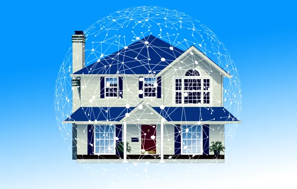 Картинка сеть, интернет, умный дом