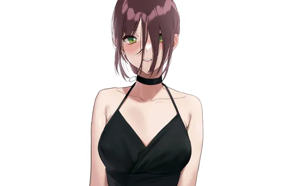 Картинка blouse, anime, sexy, short hair, attractive, boobs, handsome, girl