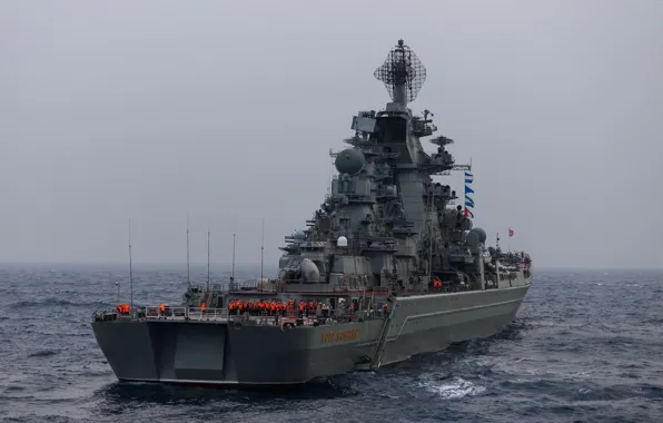Крейсер, атомный, Средиземное море, "Петр Великий"