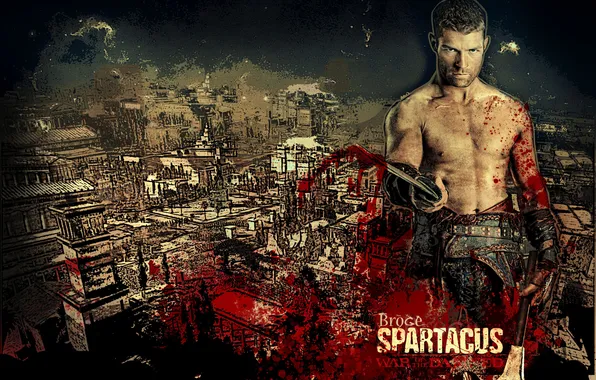Картинка Spartacus, Liam McIntyre, War of damned