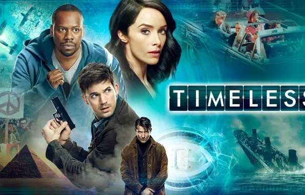 Картинка сериал, актеры, Timeless, Фильмы, события, Вне времени