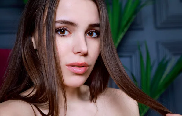 Глаза, взгляд, лицо, волосы, губы, Eva Amari