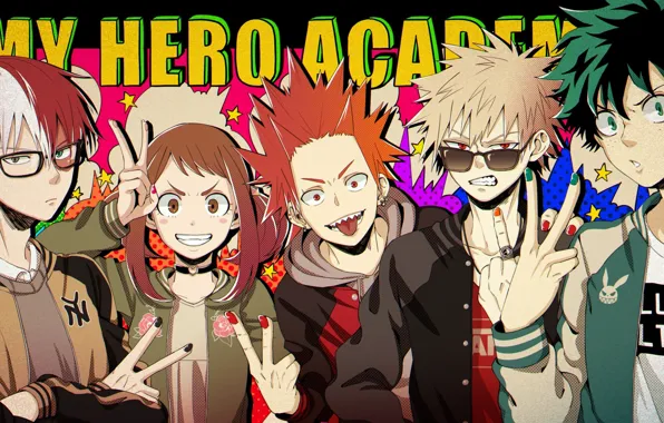 Персонажи, My Hero Academia, Boku No Hero Academia, Моя Геройская Академия