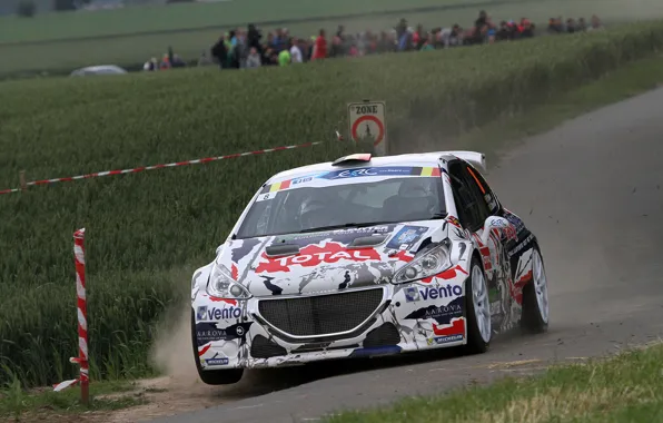 Пыль, Peugeot, Rally, 208, T16, ERC