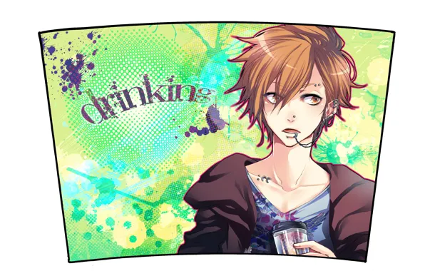 Фон, рамка, парень, Katekyo Hitman Reborn!, Учитель мафиози Реборн, Дино Кавалоне