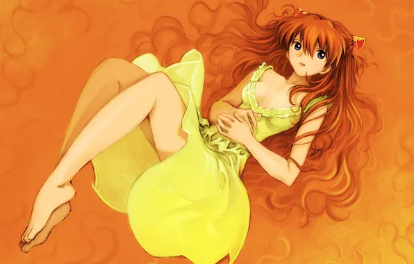 Девушка, neon genesis evangelion, евангелион, nge, asuka langley
