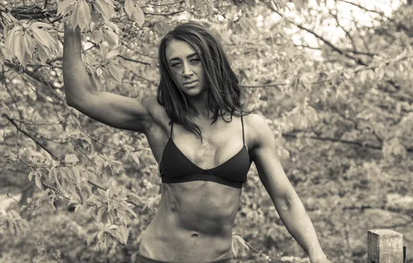 Girl, sexy, model, fitness, abs