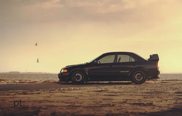 Car, mitsubishi, lancer, evolution