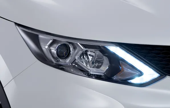 Фара, светодиоды, nissan, 2014, qashqai