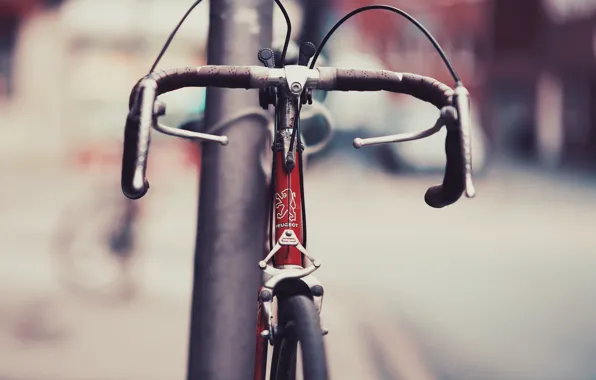 Картинка велосипед, улица, peugeot
