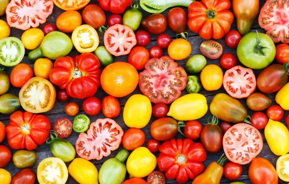 Картинка урожай, овощи, помидоры