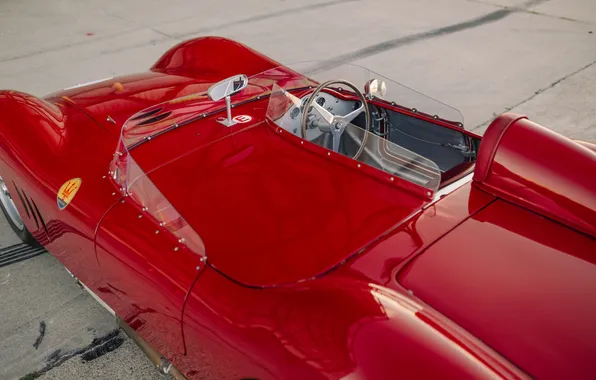Maserati, 1957, ретро автомобили, единственный экземпляр, retro cars, Maserati 200SI, the only instance, Fantuzzi
