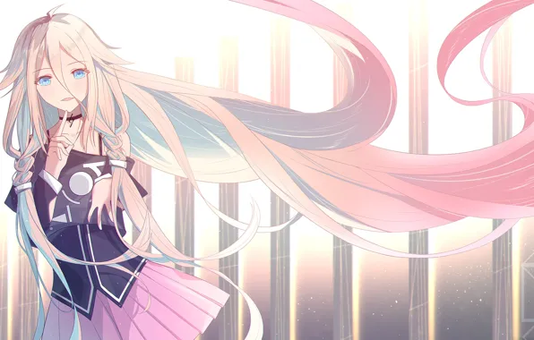 Девушка, длинные волосы, Hyperdimension Neptunia