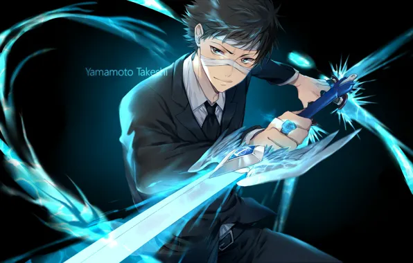 Sword, ice, game, weapon, anime, mafia, ken, ring