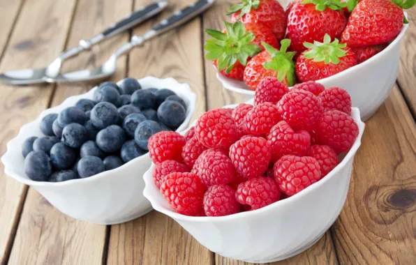 Ягоды, малина, черника, клубника, strawberry, berries, raspberry, blueberries