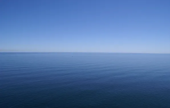 Картинка море, небо, минимализм, горизонт